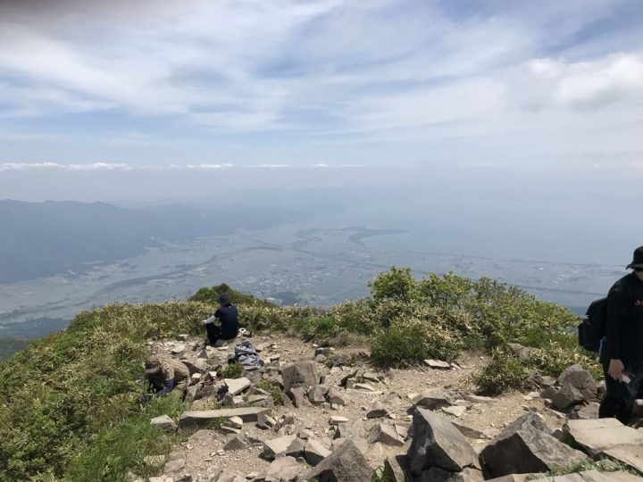 磐梯山からの景色