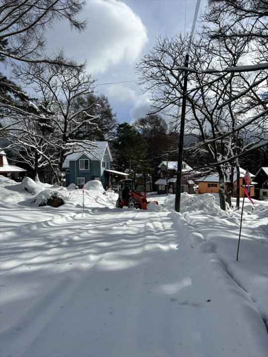 除雪作業