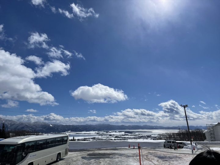 駐車場からの景色